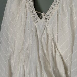 H&M Cream Midi Dress